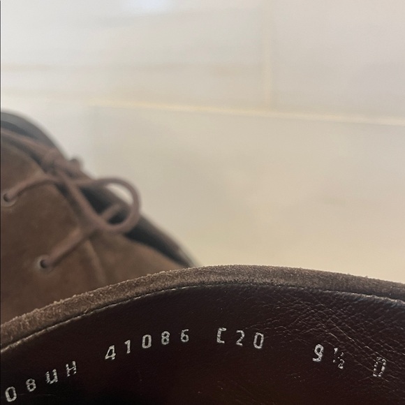 Salvatore Ferragamo Brown Suede Chukka Boots - Picture 2 of 14